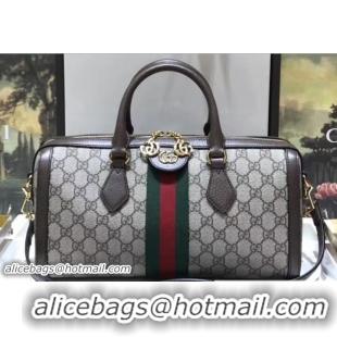 Grade Quality Gucci Web Ophidia GG Supreme Medium Top Handle Bag 524532 2018