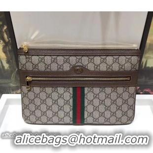 Good Quality Gucci Web Ophidia GG Supreme Pouch Clutch Bag 517551 2018