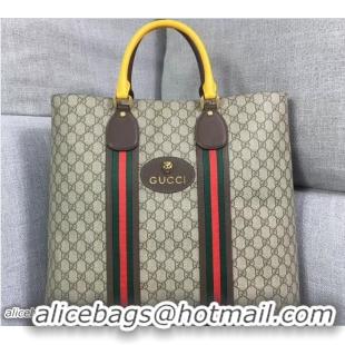 Fashion Gucci Web GG Supreme Tote Bag 473870 2018