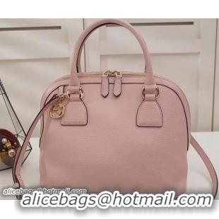 Inexpensive Gucci Dome Interlocking G Charm Convertible Medium Cross Body Bag 449662 Light Pink