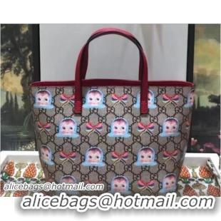 Perfect Gucci Children's GG Tote Bag 410812 Dolls And Bows 2018