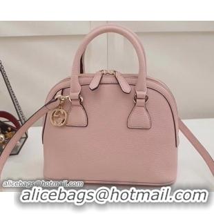 Luxury Gucci Dome Interlocking G Charm Convertible Mini Cross Body Bag 449661 Light Pink