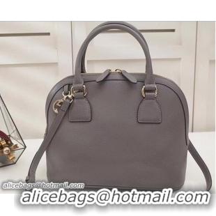 Fashion Gucci Dome Interlocking G Charm Convertible Medium Cross Body Bag 449662 Gray