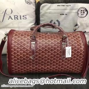 New Discount Goyard Duffle Bag 8950 Burgundy