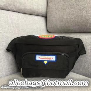 Perfect Gucci Belt Bag with Gucci '80s Patch 536842 Black 2018