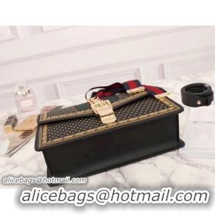 Fashion Gucci Sylvie Small Shoulder Bag 421882 Black