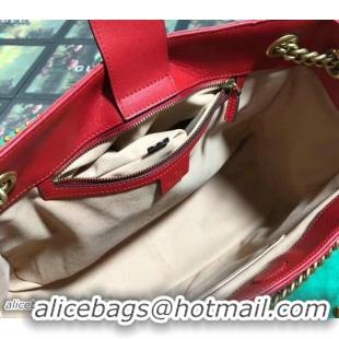 Classic Hot Gucci GG Marmont Matelasse Shoulder Bag 453569 Red