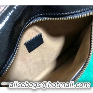 Good Quality Gucci Leather Shoulder Bag 523658 Black