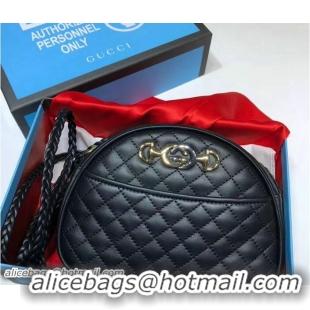 Hot Style Gucci Laminated Leather Mini Bag 534951 Black