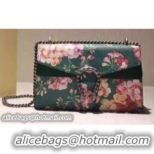 Unique Discount Gucci Dionysus Blooms Leather Shoulder Bag 400249 Green