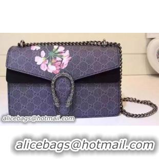 Noble Useful Gucci Dionysus GG Supreme Shoulder Bag 400249 Blue