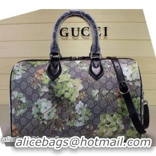 Traditional Specials Gucci Tian GG Supreme Boston Bag 409527 Green