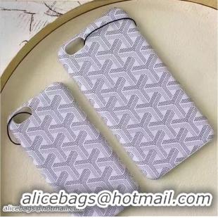 Free Shipping Goyard iPhone Case GD890 White