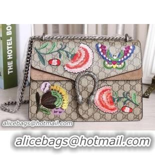 Discount Gucci Dionysus GG Supreme Canvas Shoulder Bag 403348 Butterfly