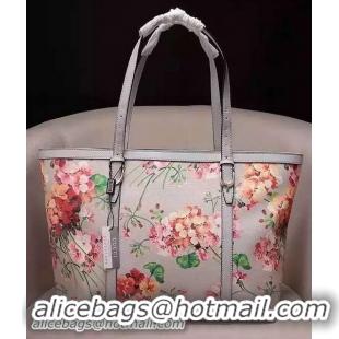 Comfortable Gucci Diaper Flora Leather Tote Bag 211137 Light Pink