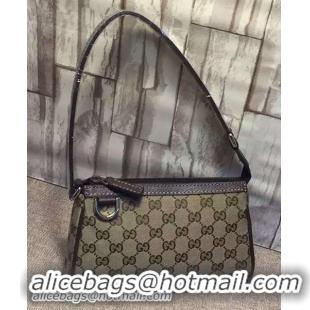 Best Grade Gucci Supreme GG Canvas Clutch 145750 Brown