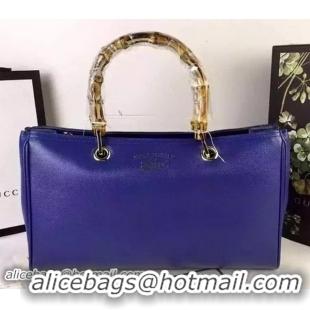 Market Sells Gucci Bamboo Tote Bags Calf Leather 323660 Royal