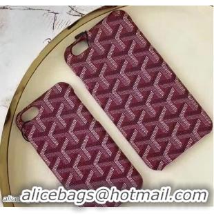 Fashion Show Collection Goyard iPhone Case GD890 Bungundy