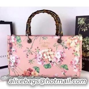 Hot Style Gucci Bamboo GG Supreme Shopper Tote Bag 323660 Pink