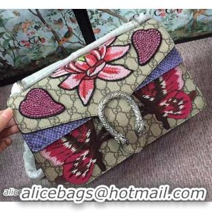 Good Looking Gucci 400235 Dionysus Blooms Print Shoulder Bag