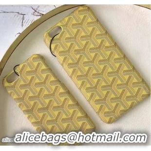 Grade Quality AAAAA Goyard iPhone Case GD890 Yellow