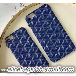 Chic Discount Goyard iPhone Case GD890 Blue