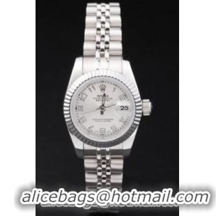 Rolex Datejust Mechanism Silver Bezel White Surface -RD2454