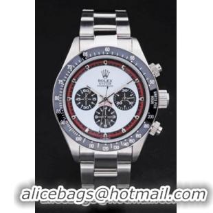 Rolex Daytona Mechanism Black Bezel White 39mm Watch-RD3858