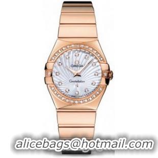 Omega Constellation Polished Quarz Small Watch 158638F