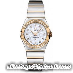 Omega Constellation Polished Quarz Small Watch 158638P