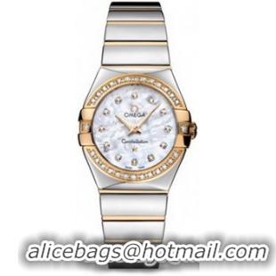 Omega Constellation Polished Quarz Small Watch 158638Q