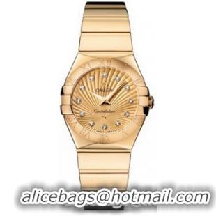 Omega Constellation Polished Quarz Small Watch 158638H