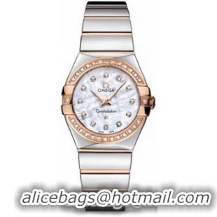 Omega Constellation Polished Quarz Small Watch 158638S