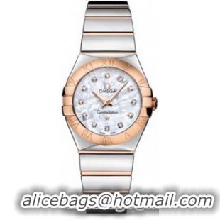 Omega Constellation Polished Quarz Small Watch 158638W