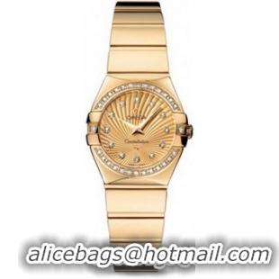 Omega Constellation Polished Quarz Mini Watch 158637B