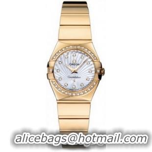 Omega Constellation Polished Quarz Mini Watch 158637D