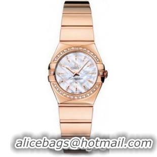 Omega Constellation Polished Quarz Mini Watch 158637E