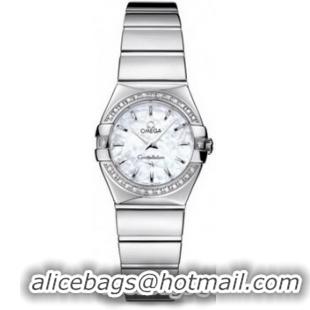 Omega Constellation Polished Quarz Mini Watch 158637AF