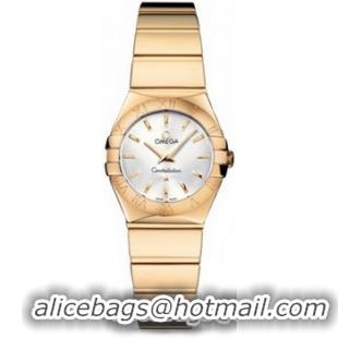 Omega Constellation Polished Quarz Mini Watch 158637L