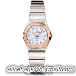 Omega Constellation Polished Quarz Mini Watch 158637W