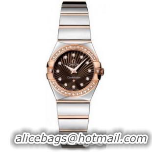 Omega Constellation Polished Quarz Mini Watch 158637N