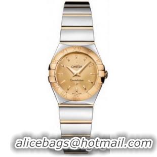 Omega Constellation Polished Quarz Mini Watch 158637X