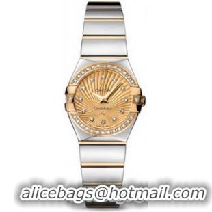 Omega Constellation Polished Quarz Mini Watch 158637O