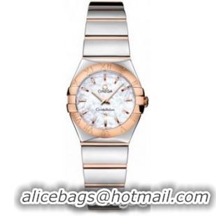 Omega Constellation Polished Quarz Mini Watch 158637Z