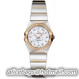 Omega Constellation Polished Quarz Mini Watch 158637Q