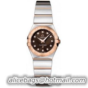 Omega Constellation Polished Quarz Mini Watch 158637T