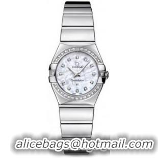 Omega Constellation Polished Quarz Mini Watch 158637AD