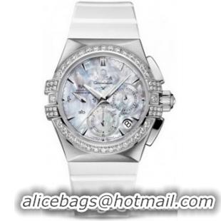 Omega Constellation Double Eagle Chronograph Watch 158632C