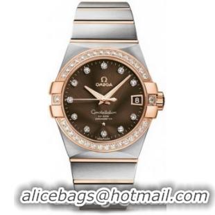 Omega Constellation Chronometer 38mm Watch 158630Q