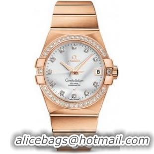 Omega Constellation Chronometer 38mm Watch 158630G